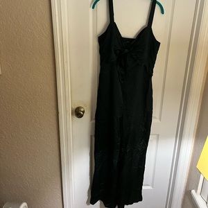 Abercrombie & Fitch Satin Front Tie Jumpsuit FINAL PRICE